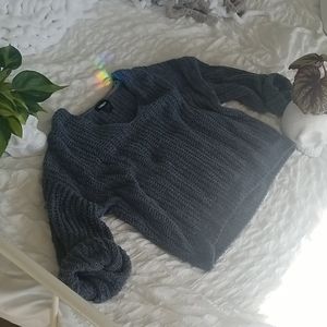 Express balloon sleeve sweater